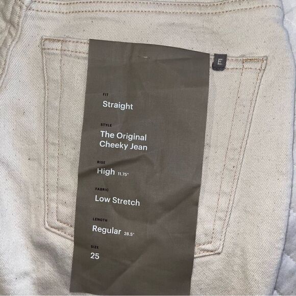 NWT EVERLANE The Original Cheeky Jeans Women Size 25 - Picture 11 of 15
